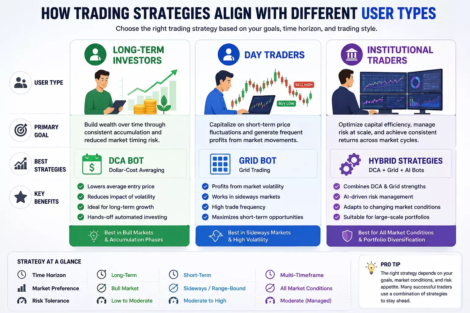 How Trading Strategies With User Type