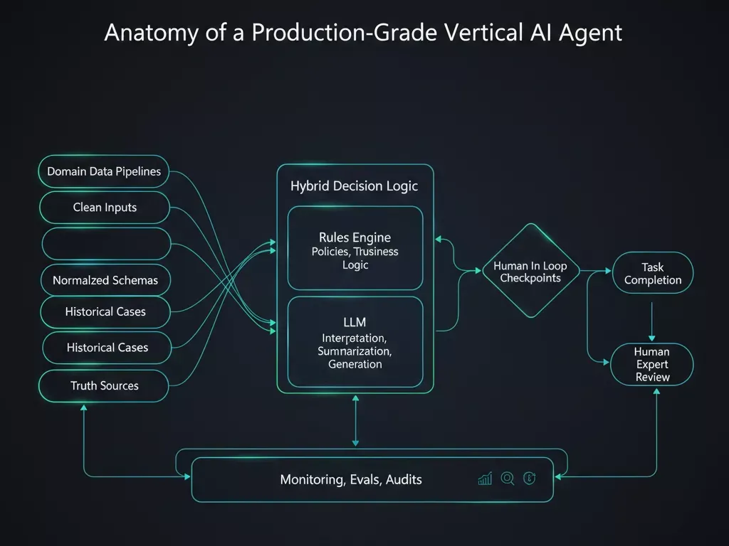 vertical ai agent workflow